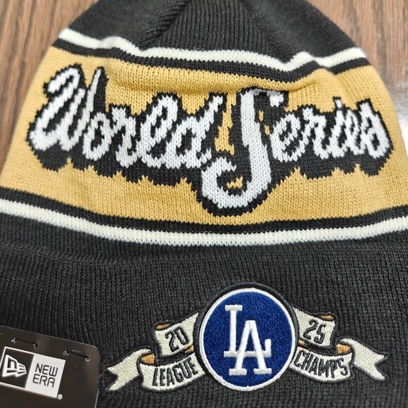 New Era 2025 Los Angeles Dodgers Beanie Locker Room Hat World Series NLCS - Picture 1 of 13